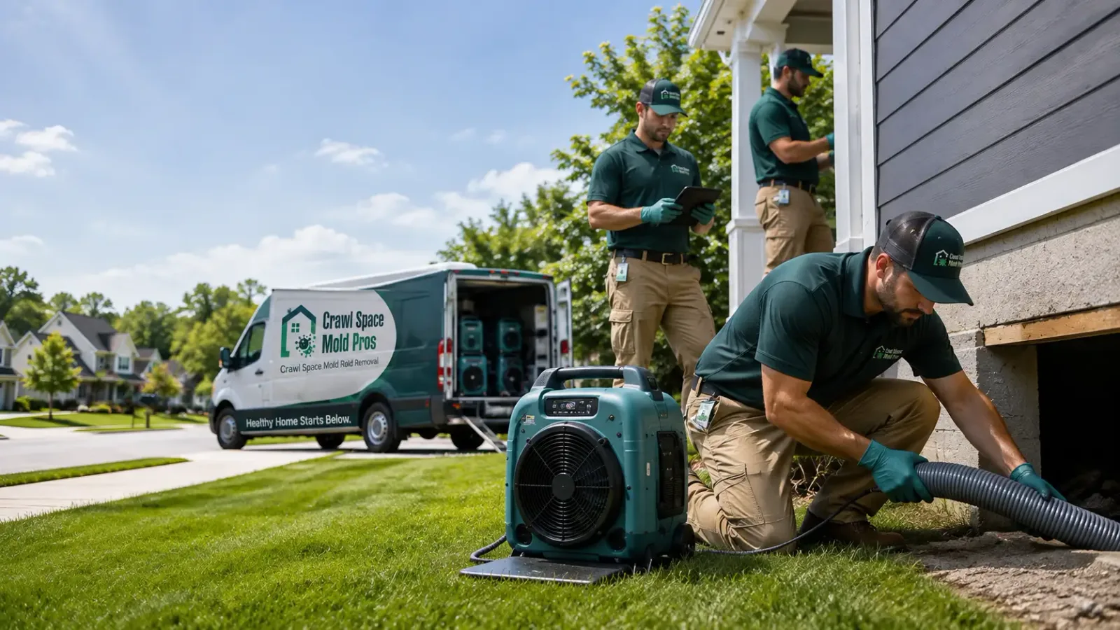 Crawl Space Mold Removal in Kirkwood, PA